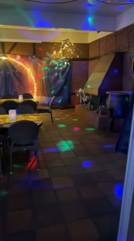 Party-Stimmung mit Lichteffekten